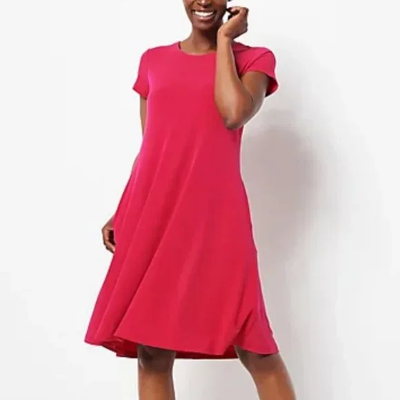 women knitted dress VOYAGE knitted dress, scarlet red main image 0